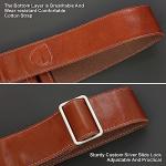 Nefelibata 2" Leather Guitar Strap with Picks