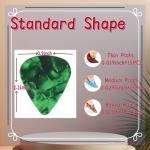 Aolfior 21-Pack Guitar Picks with Storage Box