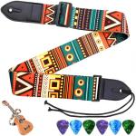Qivorimith Guitar Strap with Picks and Accessories