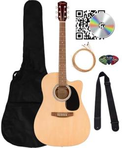 Fender Dreadnought Acoustic-Electric Guitar Bundle