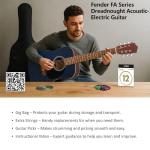 Fender Dreadnought Acoustic-Electric Guitar Bundle