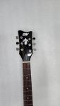 IYV Black 6-String Solid-Body Electric Guitar