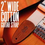 Levy's Cotton Guitar Strap - MC8A-BRN Brown