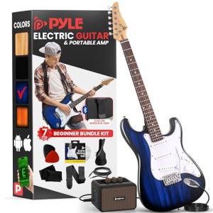 Pyle 39" Electric Guitar Starter Kit with Amp