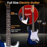Pyle 39" Electric Guitar Starter Kit with Amp