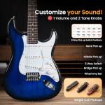 Pyle 39" Electric Guitar Starter Kit with Amp
