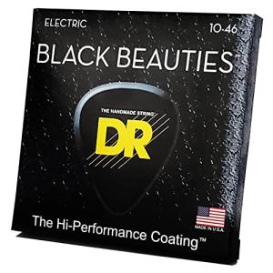 DR Strings Black Beauties Electric Guitar Strings 10-46
