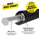 DR Strings Black Beauties Electric Guitar Strings 10-46