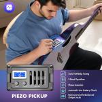 CAHAYA 41” Acoustic Electric Guitar Kit - Pearl Blue-Purple