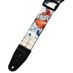 Koi Fish Motif Guitar Strap - 2" Wide
