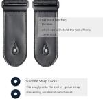 Soft Nylon Guitar Strap for Acoustic and Electric