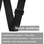 Soft Nylon Guitar Strap for Acoustic and Electric