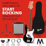 Fender Squier Debut Precision Bass Guitar Bundle