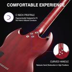 Fesley Full Size Electric Guitar Kit - Red