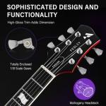 Fesley Full Size Electric Guitar Kit - Red