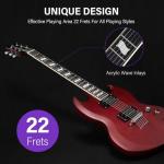 Fesley Full Size Electric Guitar Kit - Red