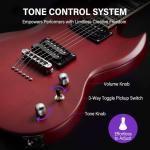 Fesley Full Size Electric Guitar Kit - Red