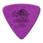 Jim Dunlop Tortex Triangle Picks, Purple, 1.14mm, 6-Pack