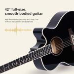 PTESAN 41" Acoustic Guitar Bundle for Beginners