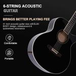 PTESAN 41" Acoustic Guitar Bundle for Beginners