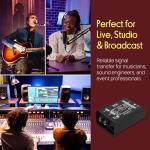 Pyle Passive DI Box for Guitar and Bass