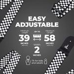 Perri's Leathers Black & White Guitar Strap