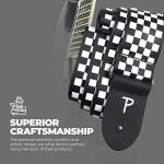Perri's Leathers Black & White Guitar Strap