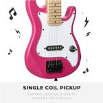 Kids 30in Electric Guitar Starter Kit - Pink Sparkle