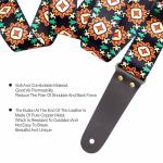 Nefelibata Sunflower Guitar Strap with Leather Ends