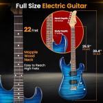 Pyle 39" Electric Guitar Kit with Amp Bundle