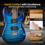 Pyle 39" Electric Guitar Kit with Amp Bundle