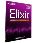 Elixir 80/20 Bronze Acoustic Guitar Strings 11-52