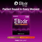 Elixir 80/20 Bronze Acoustic Guitar Strings 11-52