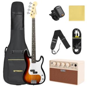 STRICH 4-String Electric Bass Guitar Starter Kit