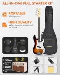 STRICH 4-String Electric Bass Guitar Starter Kit