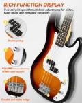 STRICH 4-String Electric Bass Guitar Starter Kit