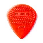 Dunlop Max Grip Jazz III Nylon Guitar Picks - 6-Pack