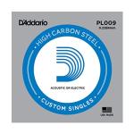 D'Addario .009 Plain Steel Guitar String