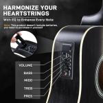 Ktaxon 41-Inch Acoustic Electric Guitar Kit - Black