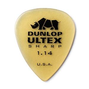 Jim Dunlop Ultex Sharp Picks, 1.14mm, 6-Pack