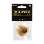 Jim Dunlop Ultex Sharp Picks, 1.14mm, 6-Pack