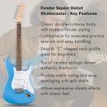Fender Squier Stratocaster Bundle - California Blue