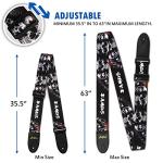 Dulphee Skull Design Guitar Strap for All Guitars