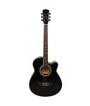 Kadence Frontier Acoustic Electric Guitar - Black EQ