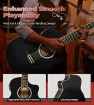 Vangoa 3/4 Acoustic Electric Guitar Kit for Beginners