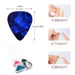 Guitar Picks Set with Organizer Box - 21 Packs