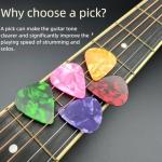 Guitar Picks Set with Organizer Box - 21 Packs