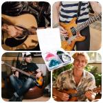 Guitar Picks Set with Organizer Box - 21 Packs