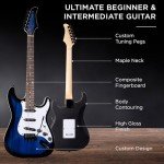 Beginner Electric Guitar Starter Kit - Hollywood Blue