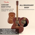 Fender CC-60S Concert Acoustic Guitar Bundle